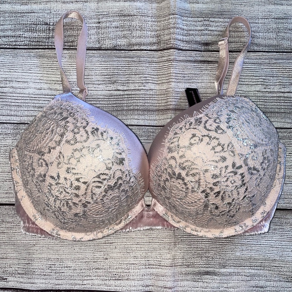 Victoria's Secret Pink Lace Bra with Underwire Support